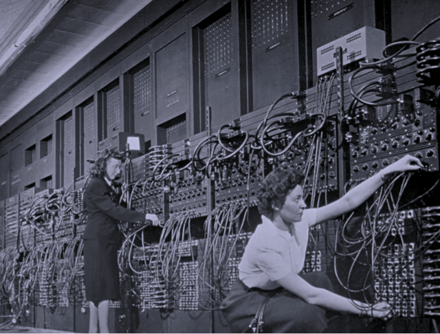 Computer operators with an Eniac - The world’s first programmable general purpose computer